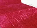 Back Support - Embossed Velvet - Red - Zoom.webp