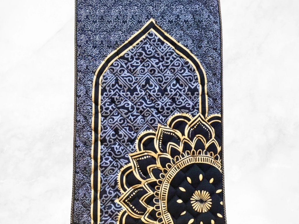 Corner Flower - Black